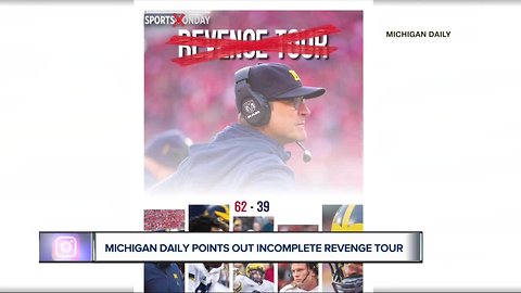 Michigan Daily points out incomplete Revenge Tour