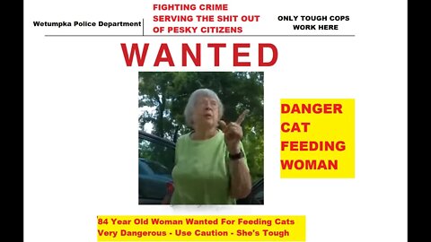 Wetumpka Police Tough Tattoo Cops Arrest 84 Year Old Woman - Earning The Hate