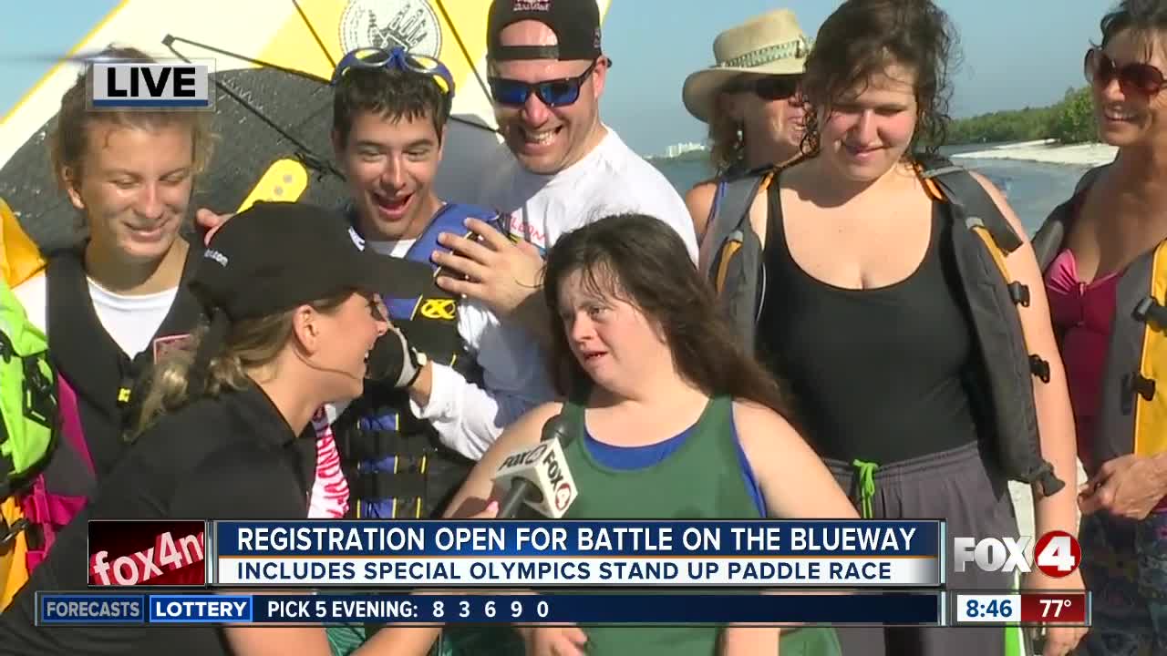 Special Olympics team practices for Battle on the Blueway