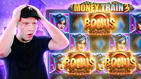 I SPUN INTO THIS CRAZY BIG BONUS MONEY TRAIN 3!