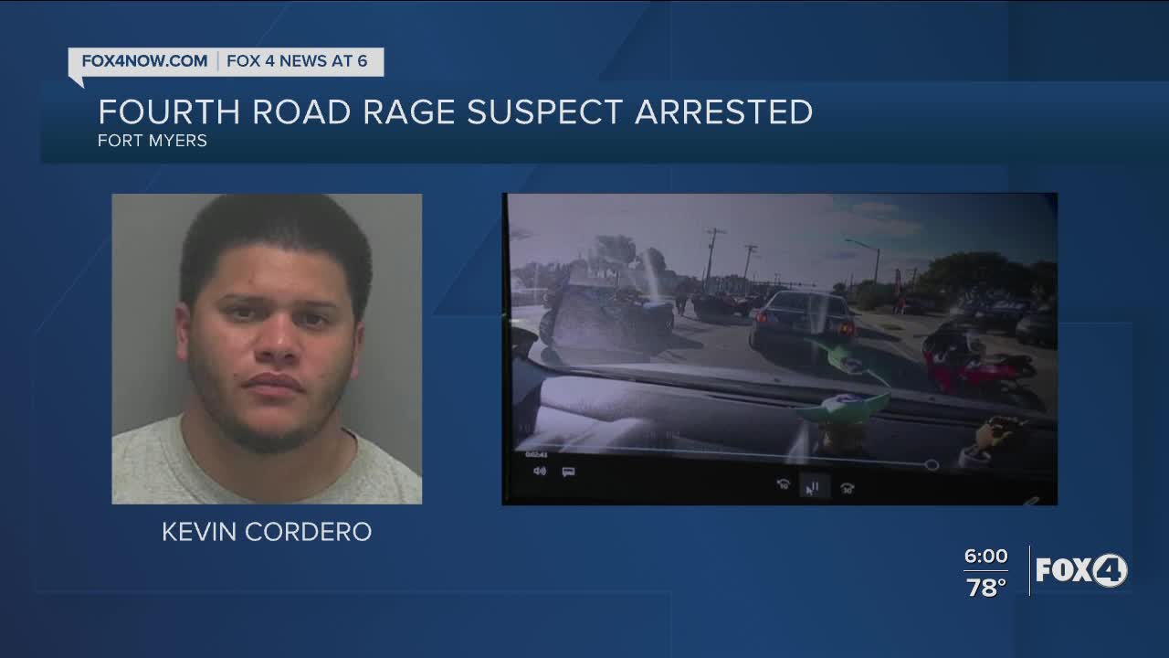 Fourth arrest made in violent road rage case