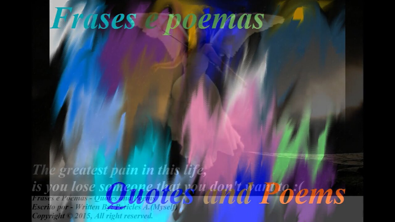 The greatest pain in this life, is lose someone [Quotes and Poems]