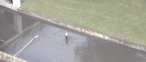 Flooding again diverts drivers off I-94