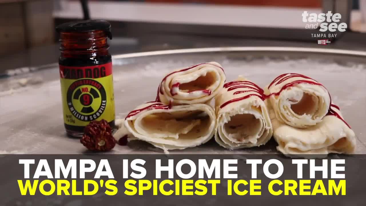 Tampa dessert shop now offers 'World's Spiciest Ice Cream Challenge' | Taste and See Tampa Bay