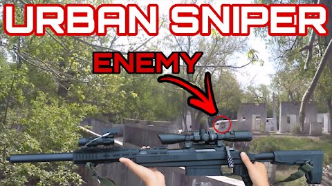 Urban Sniper DESTROYS Map With Silo SSG50 - Airsoft Sniper Gameplay