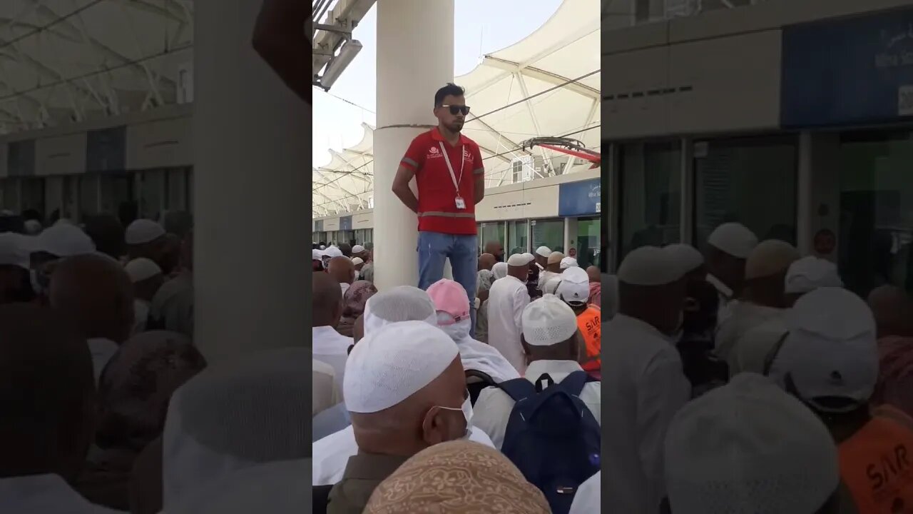 Mina: Train Arrived | #hajj #mina #train