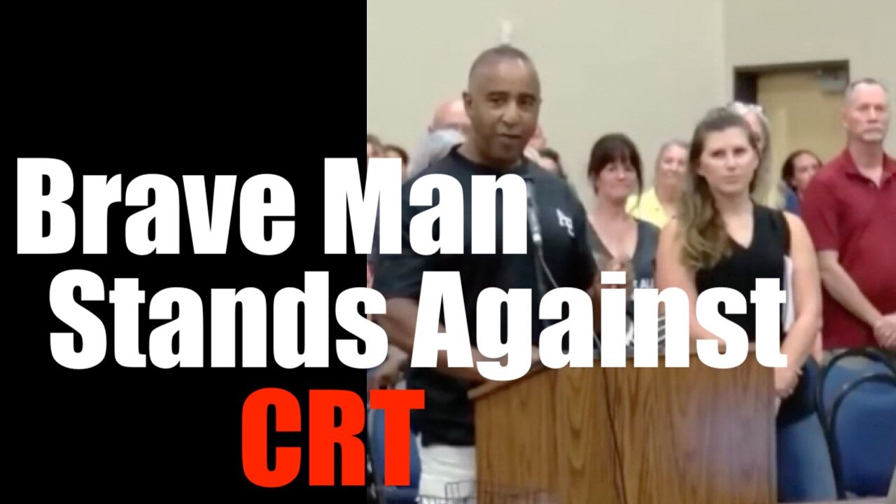 Black Father + with Slave Ancestors Stands Strong Against CRT -- helps WIN School Board Vote