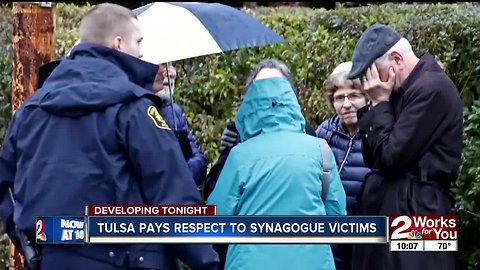 Tulsa pays respects to Pittsburgh synagogue victims