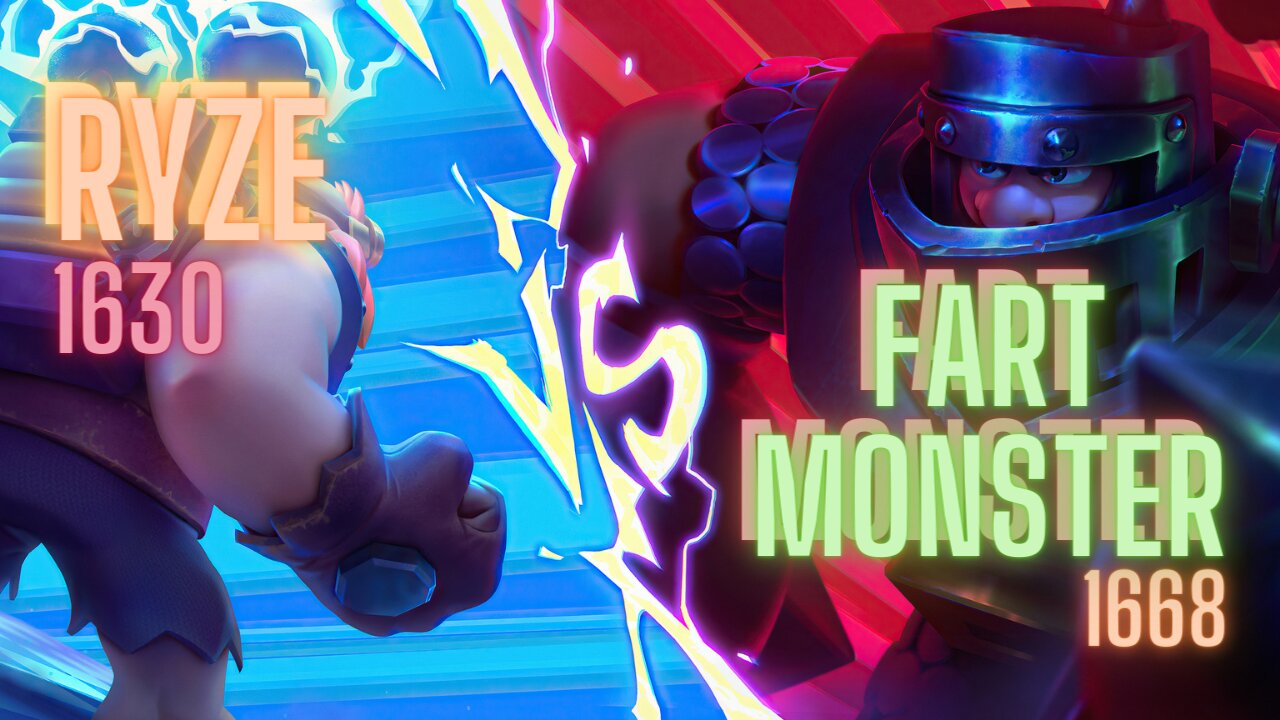 clash royale (ryle vs fartmonster)