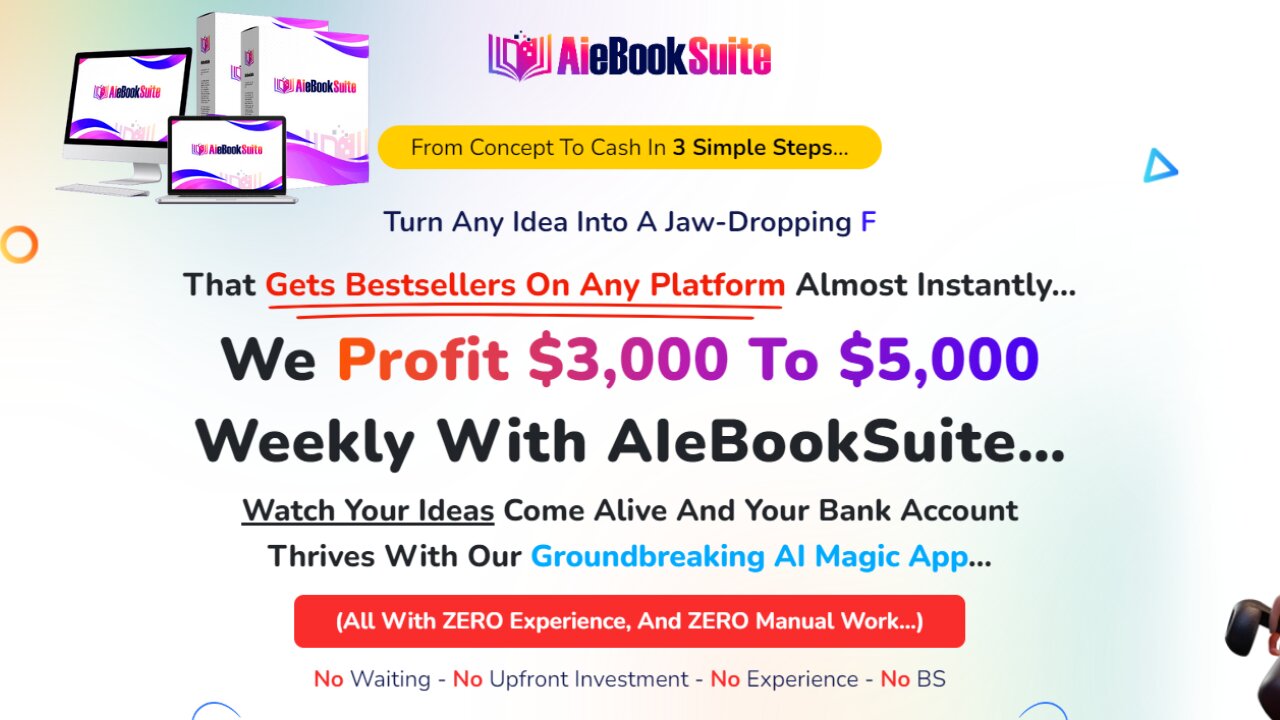 AI eBook Suite Review - Transform Your Ideas into Profitable Ebooks