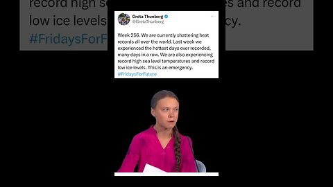 It’s Heating Up For Greta Thunberg #shorts