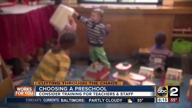 Choosing the right preschool for your child