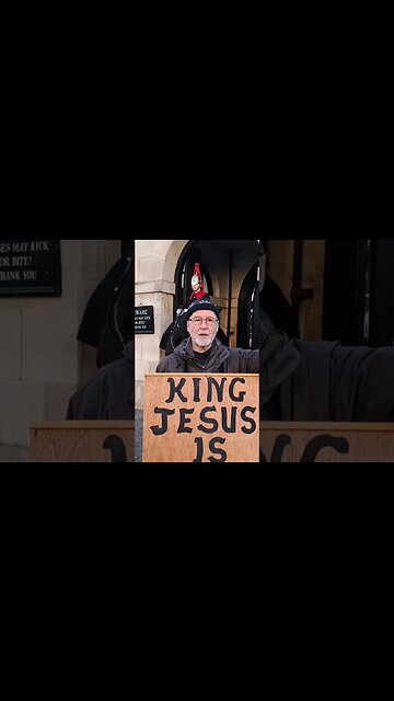 Jesus is coming #horseguardsparade