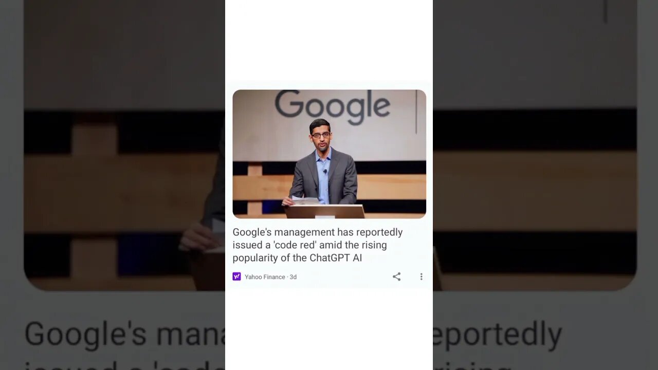 Google is ringing the alarm!