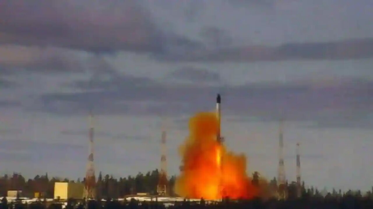 Russia test-fired the new RS-28 Sarmat (SATAN II) intercontinental ballistic missile.