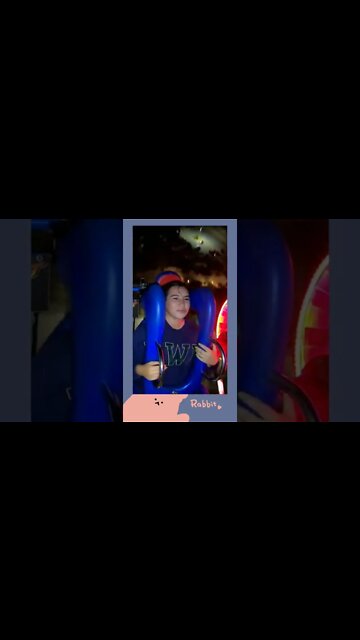 slingshot ride girl falls out / slingshot rider girl part 31 #shorts