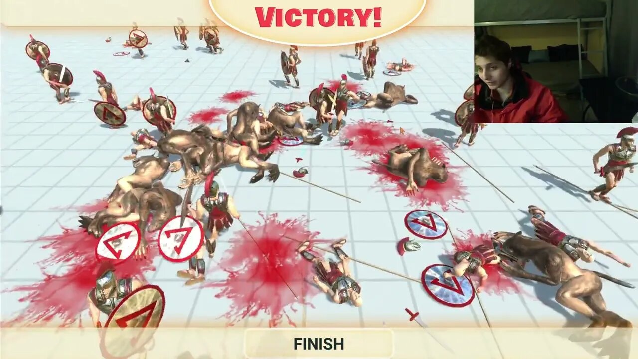 20 Werewolves VS 50 Spartan Warriors In A Battle In The Animal Revolt Battle Simulator