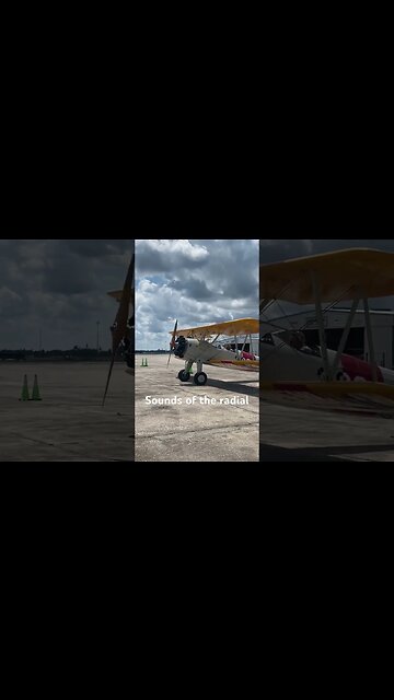 Stearman #aviationlover #warbird #flying #airplanesdaily #radial #motor #airplane #vintageairplane