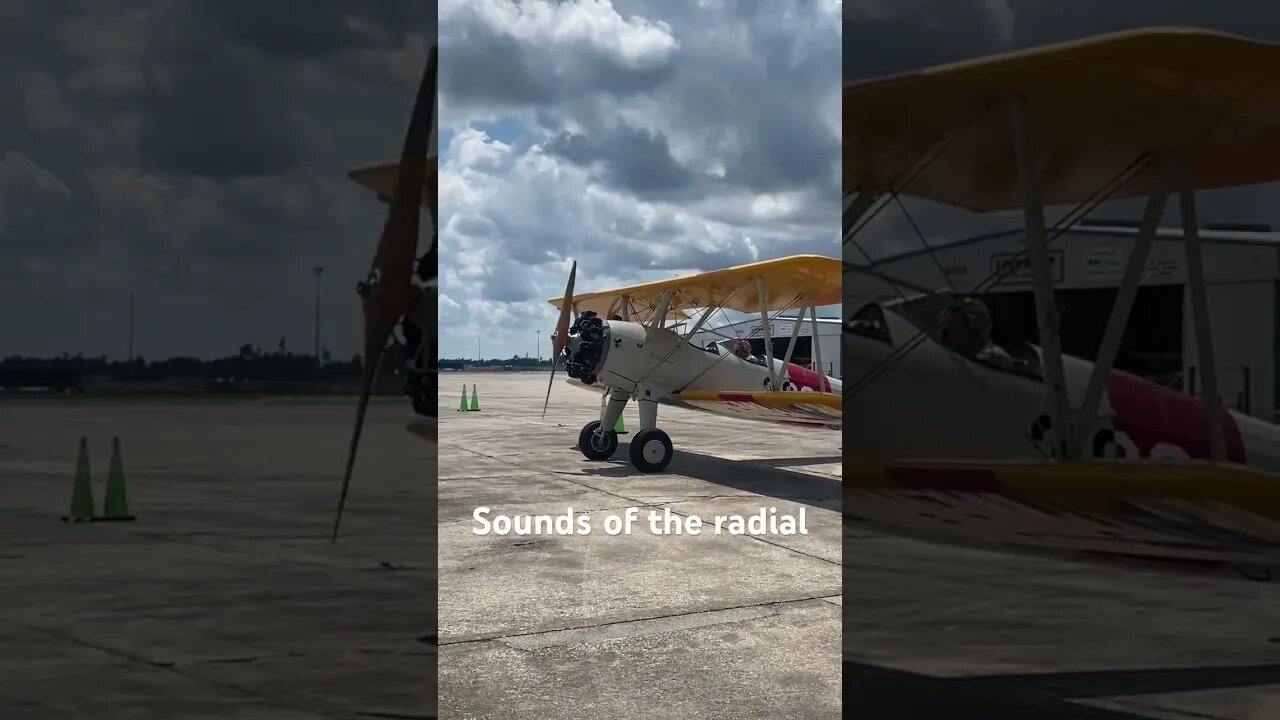 Stearman #aviationlover #warbird #flying #airplanesdaily #radial #motor #airplane #vintageairplane