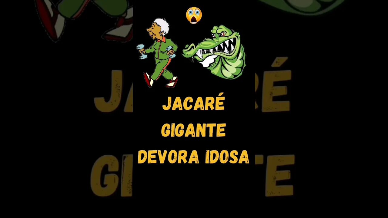 IDOSA SOFRE ATAQUE DE JACARÉ GIGANTE