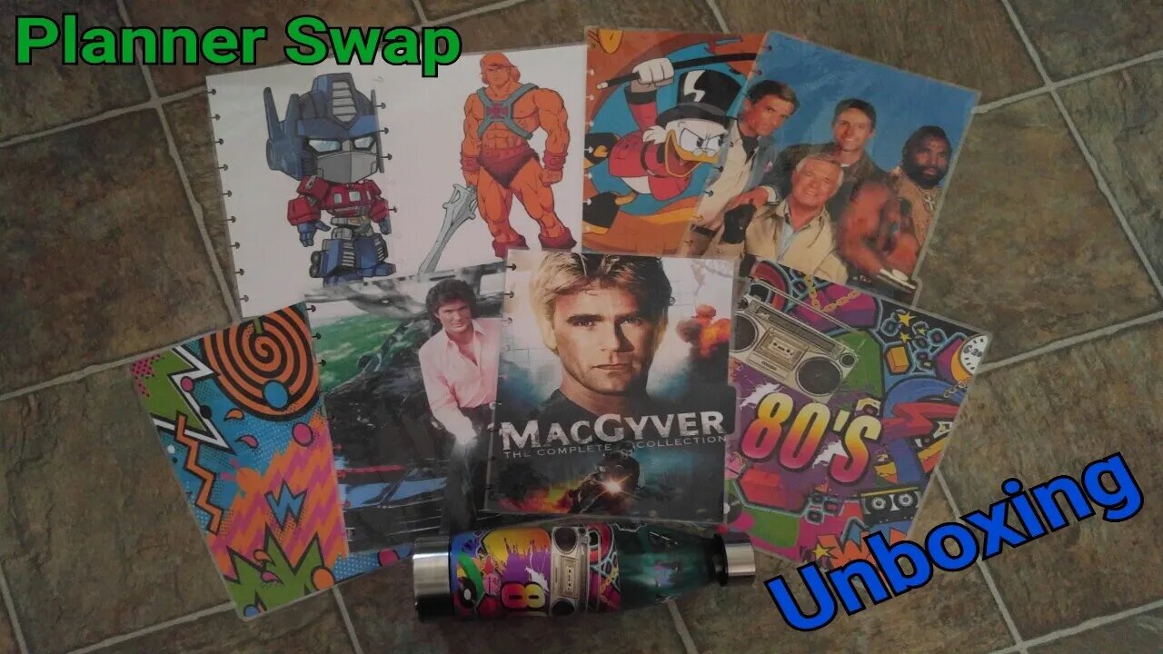 Happy Planner Swap Unboxing #unboxingvideo #swap #80s