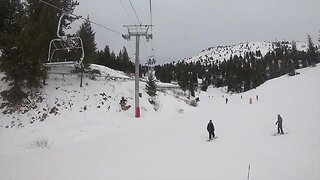Bogus Basin opens their new high speed quad the Morning Star Express
