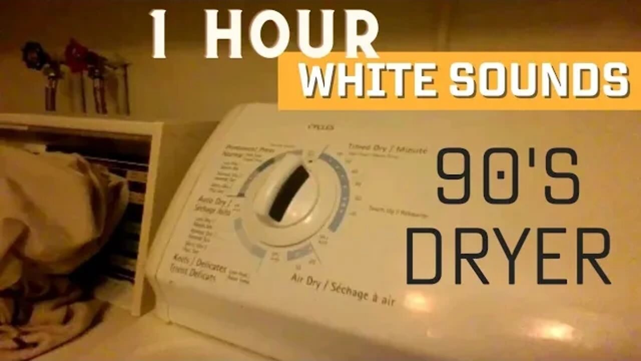 Sleep Sounds | White Dryer Noise | 1+ Hour