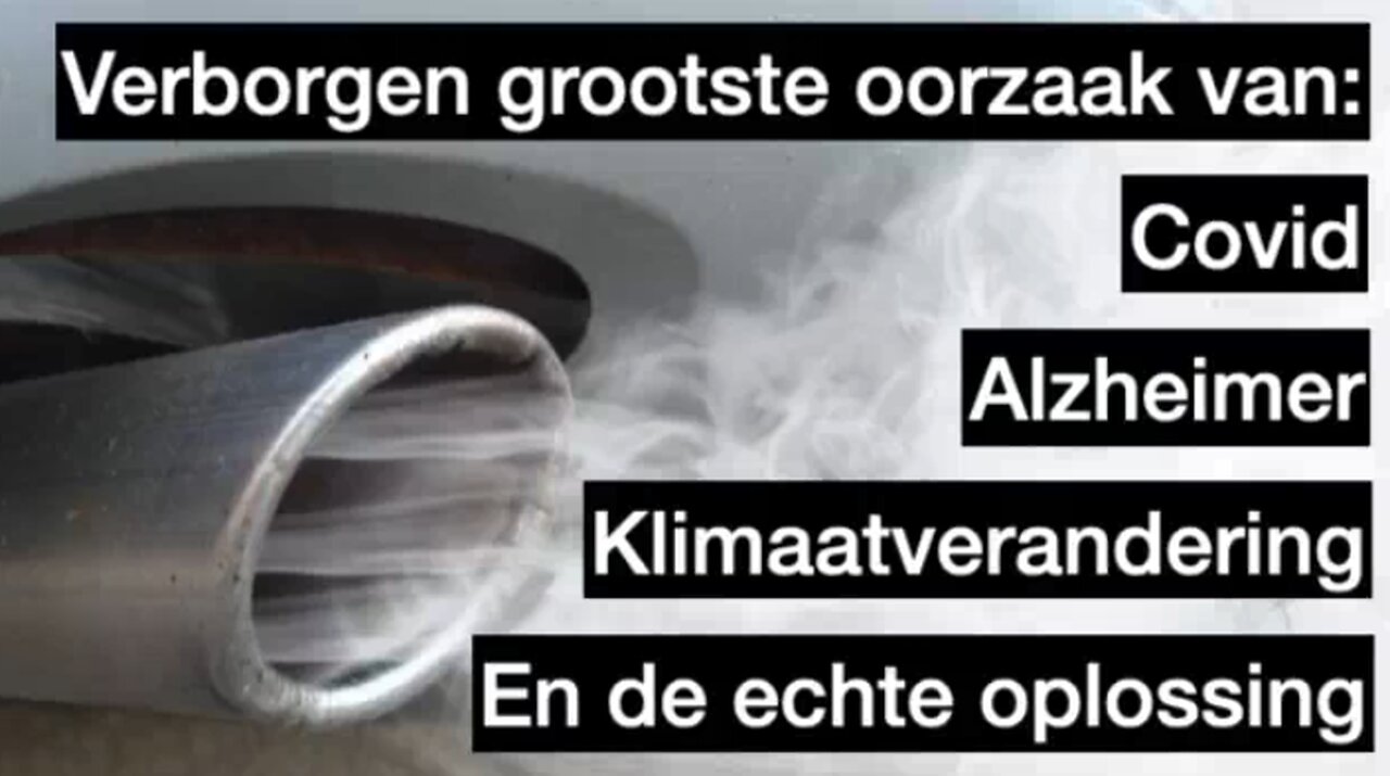 De echte oorzaak van de plandemie, klimaatverandering en chronische ziekten.