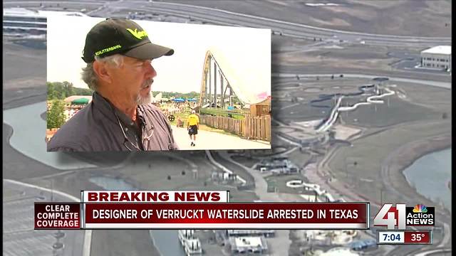 Verruckt designer arrested at DFW Airport