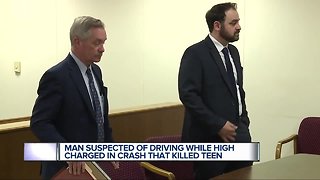 Man suspected of driving while high charged in crash that killed 15-year-old