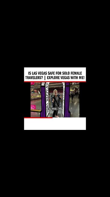 Is Las Vegas Safe for Solo Female Travelers? | Explore Vegas with me!