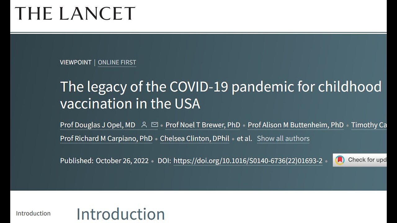 27-OCT-2022 The Lancet Publica Artículo Sobre Legado de Covid 19