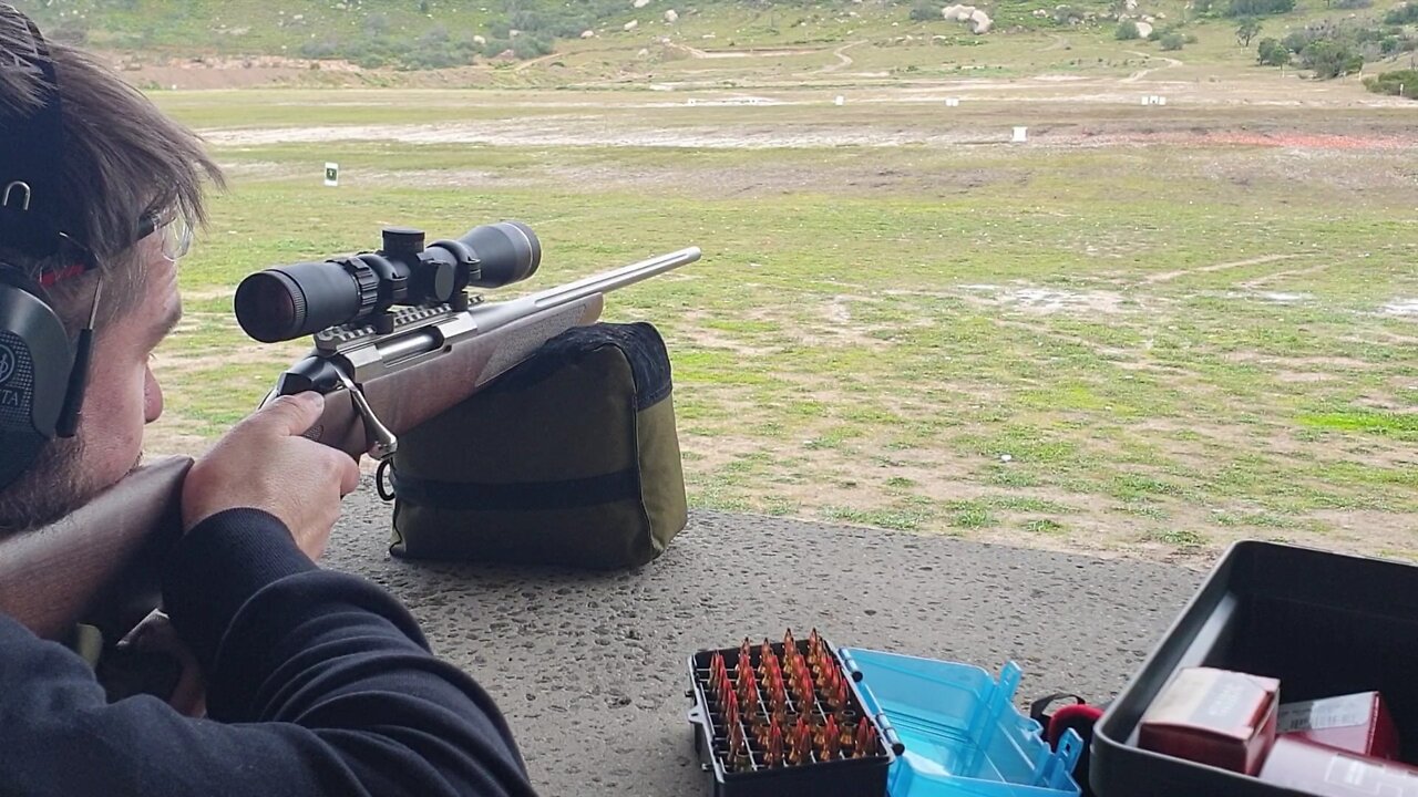 Tikka T3X 223 3x Shots on 16mm AR500 Steel at 200m