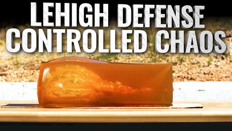 We shot a Lehigh Defense 300 HAM'R Controlled Chaos 125 GR Bullet into gel. Here's what happened.