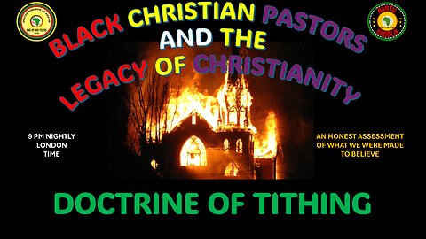 AFRICA IS THE HOLY LAND || BLACK CHRISTIAN PASTORS || DOCTRINE OF TITHING