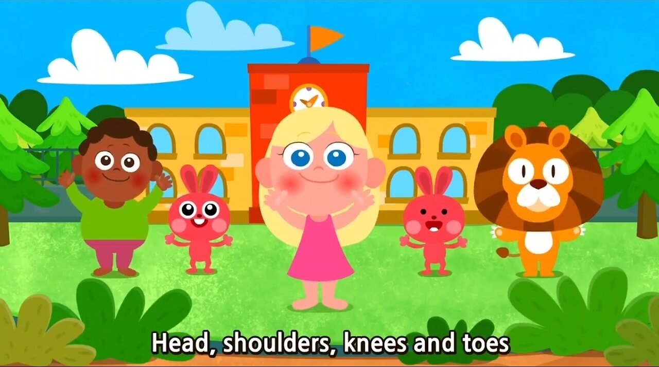 Head Shoulder Knees and Toes|Nursery Rhyme|Song for kids|Play with them