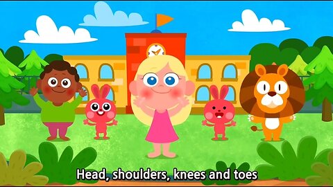 Head Shoulder Knees and Toes|Nursery Rhyme|Song for kids|Play with them