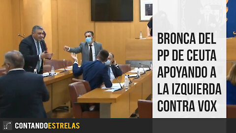 Bronca del PP de Ceuta apoyando a la izquierda contra Vox