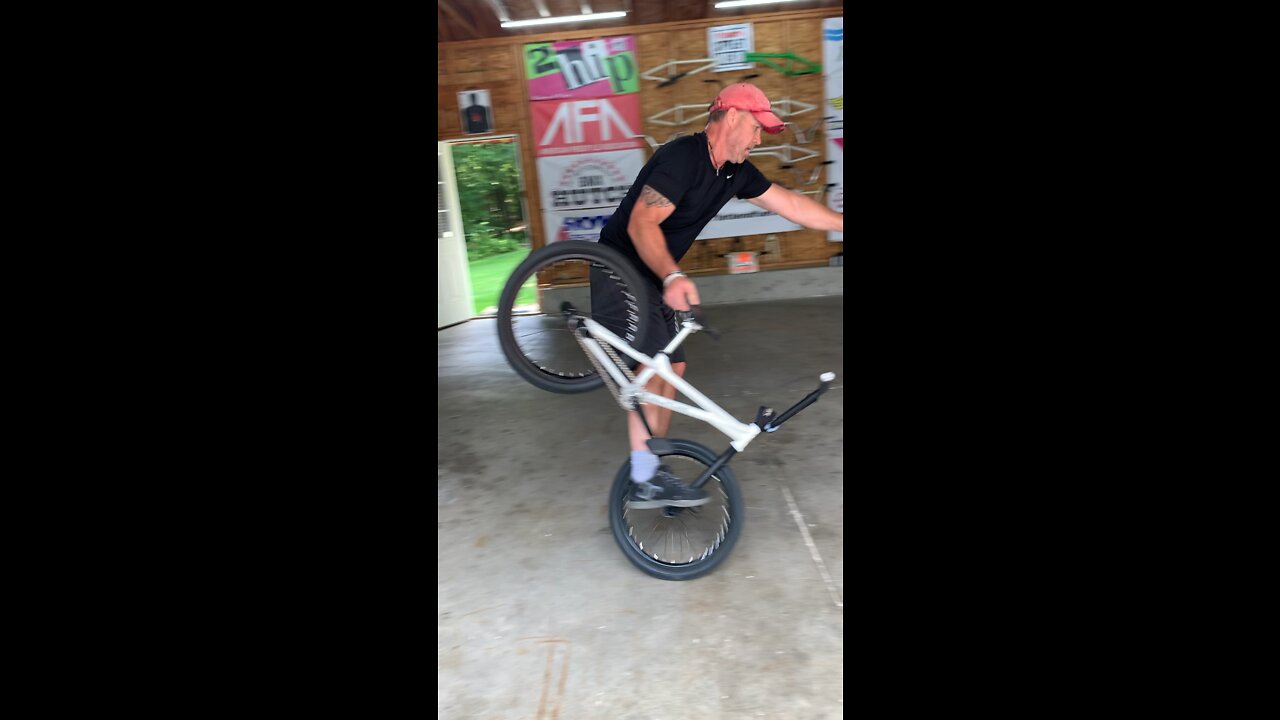 BMX in my garage