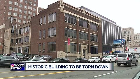 Historic Detroit building set to be demolished to make room for parking