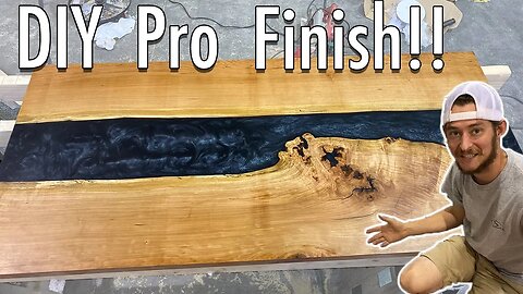 How to Have a Professional Finish On an Epoxy River Table