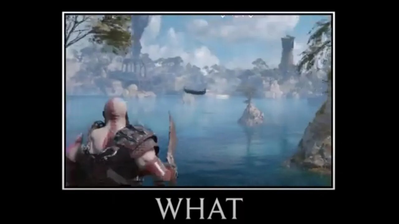 A Floating Boat - God of War Ragnarok Glitch