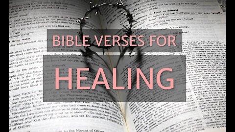 Bible verses for Healing