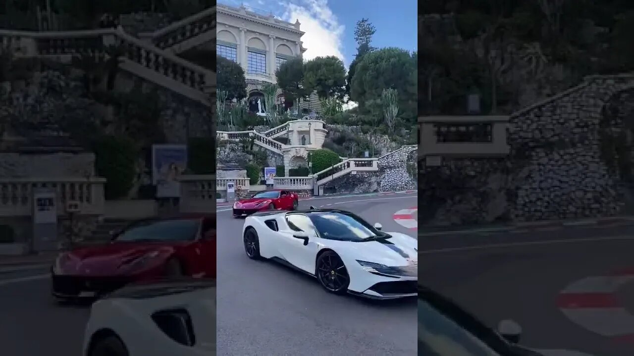 NIcoowwcars One day in Monaco#monaco#hypercar#supercar#ferrari#sp2#chiron#Lifestyle#carsoftiktok