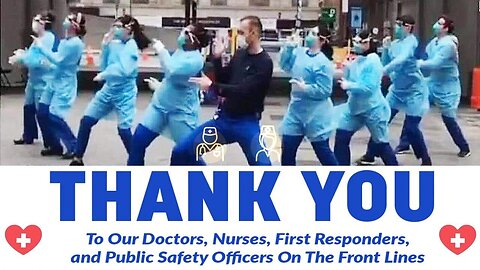 NEVER FORGET the Dancing COVID Nurses & Doctors... "Hospitals are like War Zones!" 💃👩‍⚕️🏥👨‍⚕️🕺