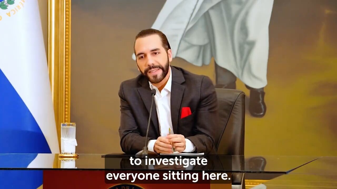🔥 El Salvador's President gathers executive branch of his government and then announces a surprise.