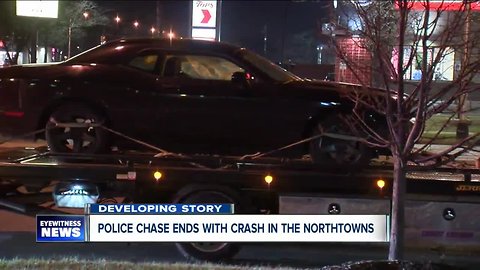 Three hurt in Northtowns police chase, including one officer