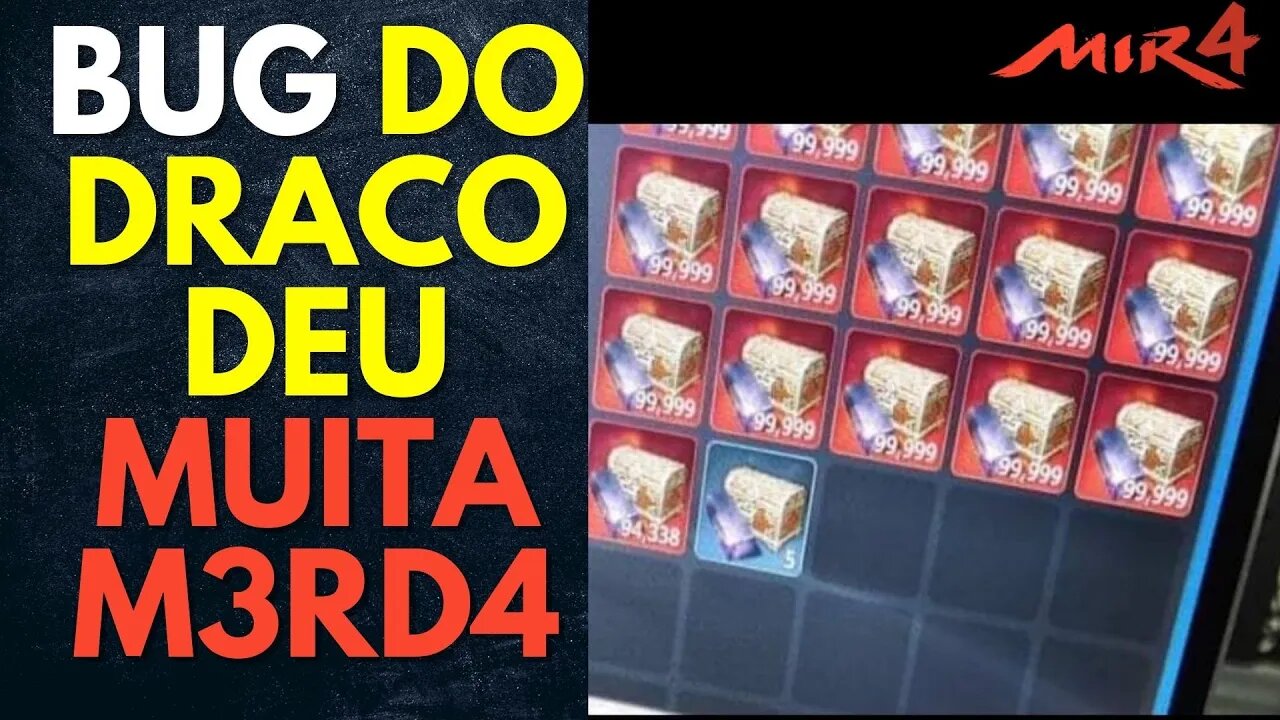 MIR4 BUG DRACO DEU M3RD4 !!