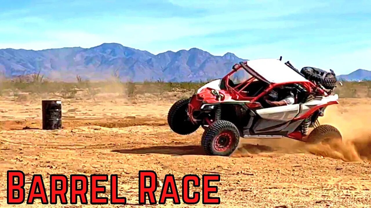 Barrel Race on SXS RZR vs KRX vs X3