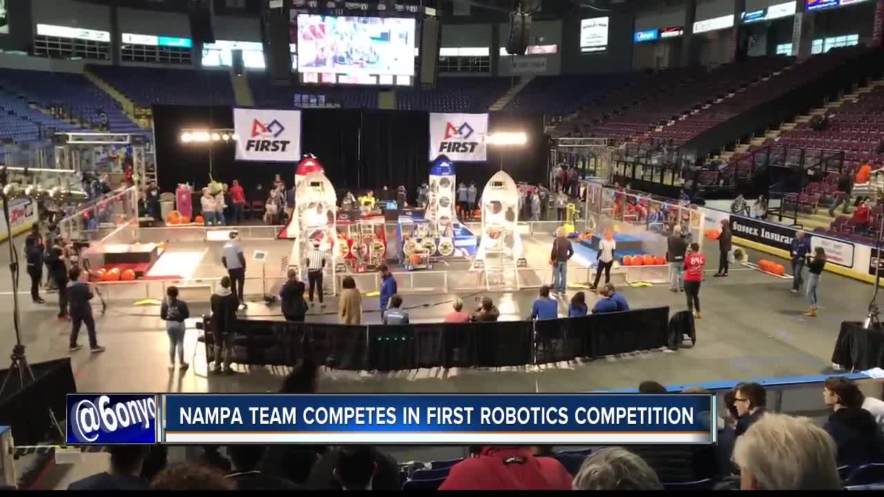 NAMPA TEAM COMPETES IN FIRST ROBOTICS COMPETITION